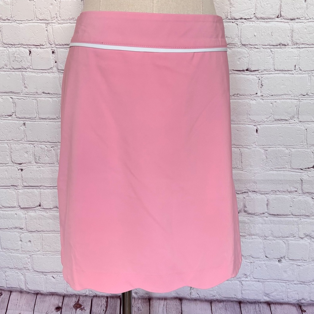 IZOD Sawgrass Candy Pink Scalloped Hem Golf Skort--NWT--10 - Picture 8 of 15